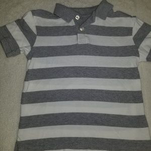Striped polo shirt